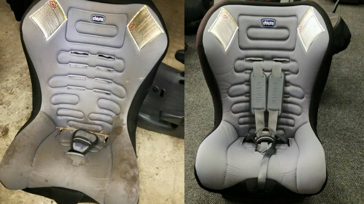 Afford Wheel Well - Dirty - clean seat
